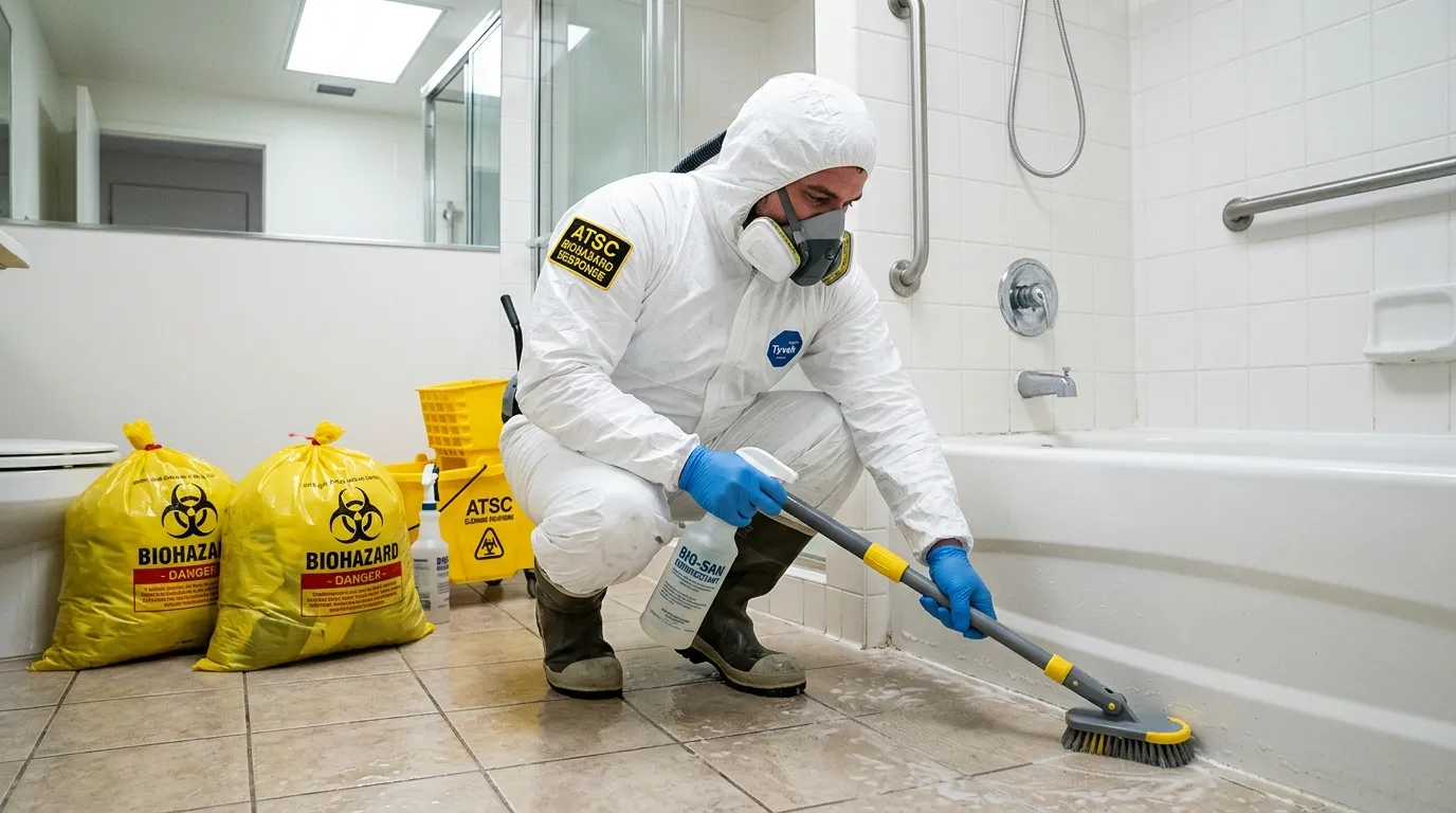 Decontamination equipment deployed for Blood Cleanup in Waukegan